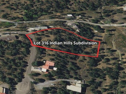 MapRight Map 3D view with Parcel Lines for Prime Location & View, Silver City