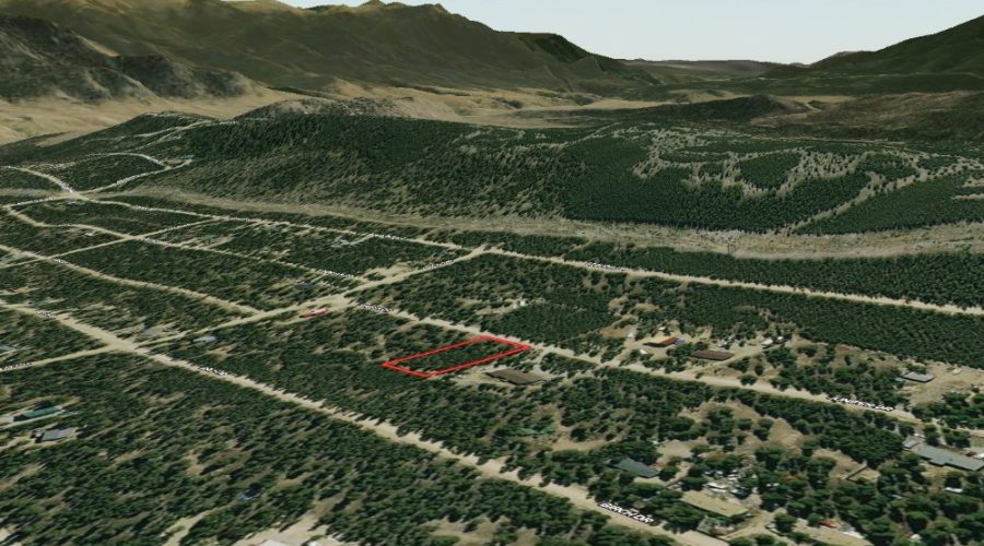 Mapright Map 3D Photo for Lot 552, with Power, Twin Lakes, CO