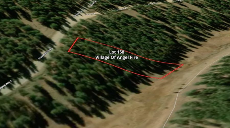 3D Mapright Map for Meadowside Lot Near Angel Fire Ski