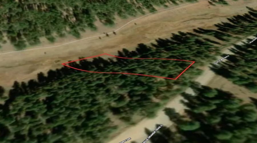 3D Mapright Map with Parcel Lines for Meadowside Lot Near Angel Fire Ski