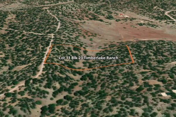 Mapright 3D Map with Label for PEACEFUL LIVING AMONG THE NM PINES