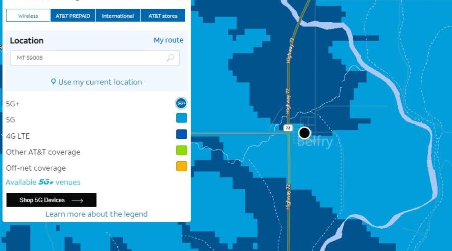 AT&T Map Service for RIDICULOUS ACCESS TO PUBLIC LAND