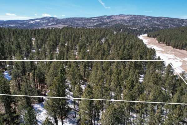 Aerial Map with Overlay for Meadowside Lot Near Angel Fire Ski