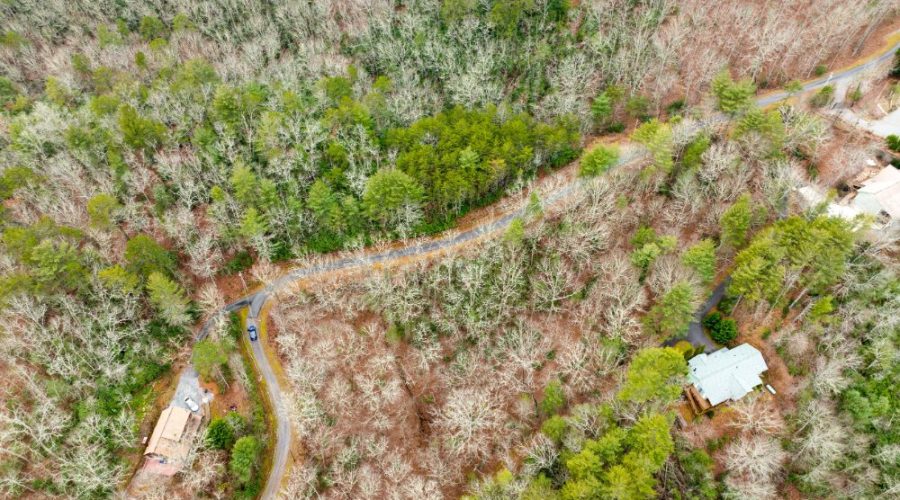 Aerial Photo of the Road Access to the Property Scenic Homesite By Hiwassee River 3