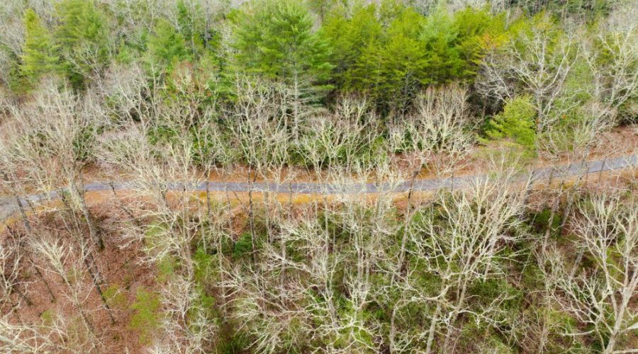 Aerial Photo of the Road Access to the Property Scenic Homesite By Hiwassee River 5