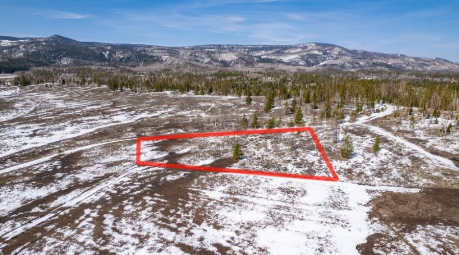 Aerial Photo with Property Line for Lot 95 Sky Hitch II Stagecoach
