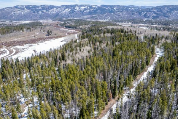 Aerial Photo Showing the Valley for Lot 50 Prime Stagecoach Cabin Lot 2