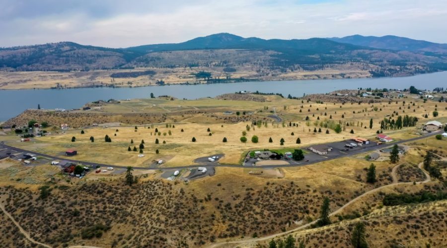 Aerial Photo Showing Beautiful Deer Meadows Community for Vista Views RV Lot with Water 3