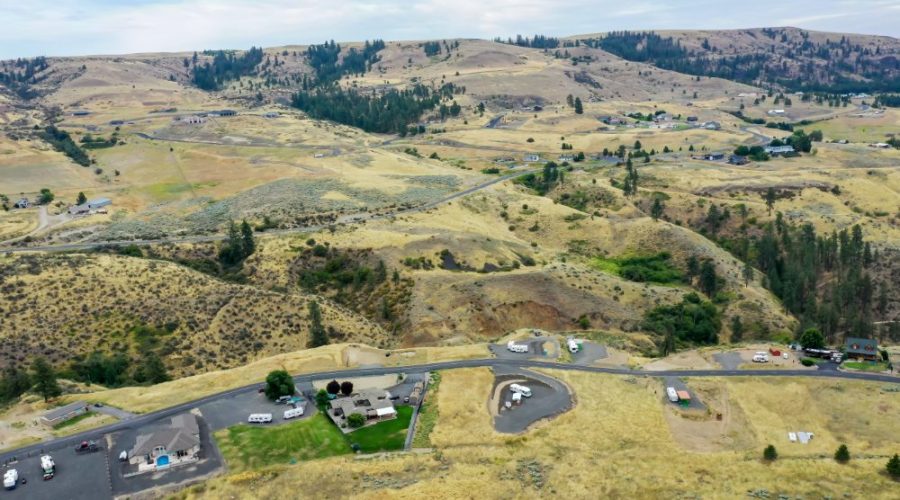 Aerial Photo Showing Beautiful Deer Meadows Community for Vista Views RV Lot with Water 7