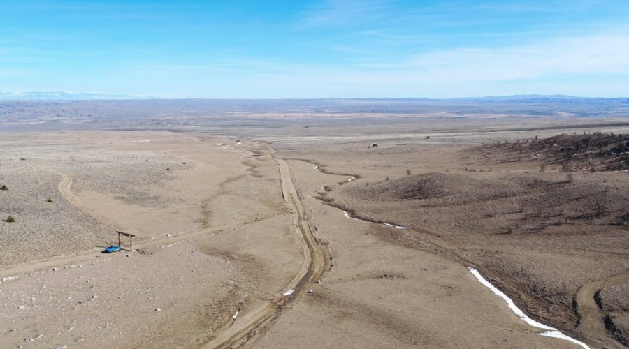 Aerial Photo of the Property with Dirt Roads for RIDICULOUS ACCESS TO PUBLIC LAND