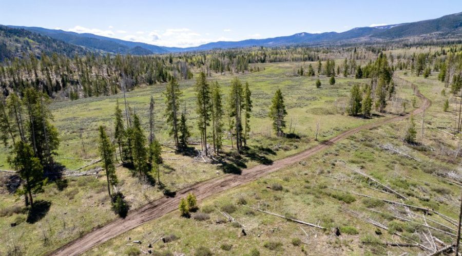 Aerial Photo with Mountain Background for Lot 143 Sky Hitch II At Stagecoach 2