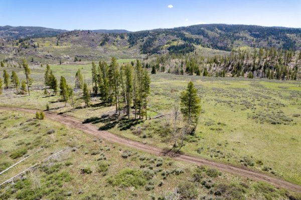 Aerial Photo Showing Dirt Road Access for Lot 143 Sky Hitch II At Stagecoach