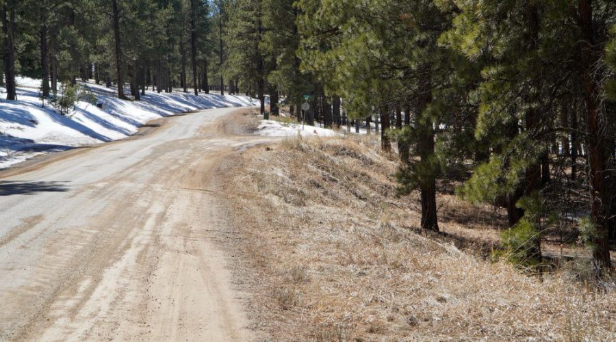 Ground Photo Showing Valle Grande Trail for Meadowside Lot Near Angel Fire Ski