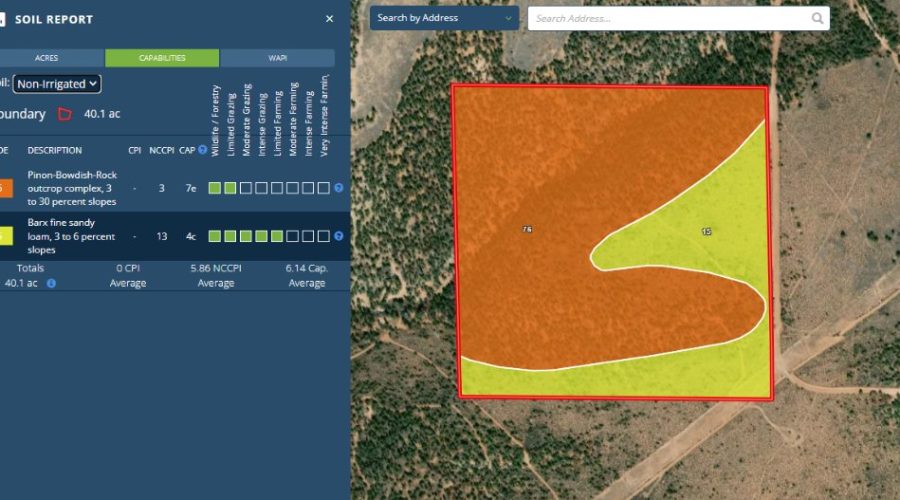 Mapright Map Soil Report_Non-Irrigated for Public Hunting Unlimited 40 Ac