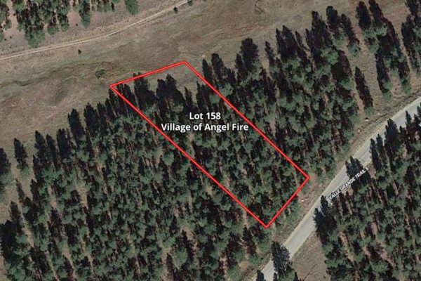 Mapright Map with Parcel Lines for Meadowside Lot Near Angel Fire Ski
