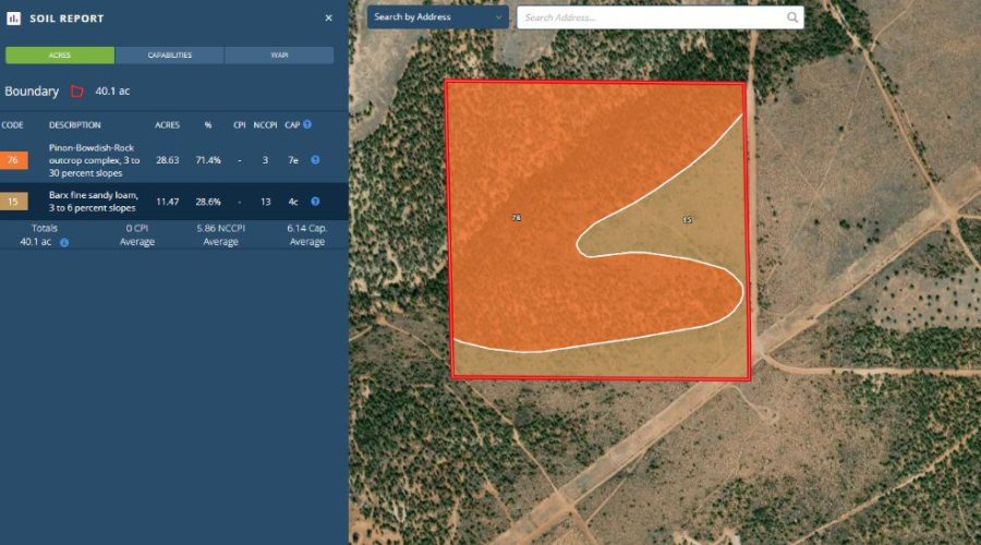 Mapright Soil Report for Public Hunting Unlimited 40 Ac