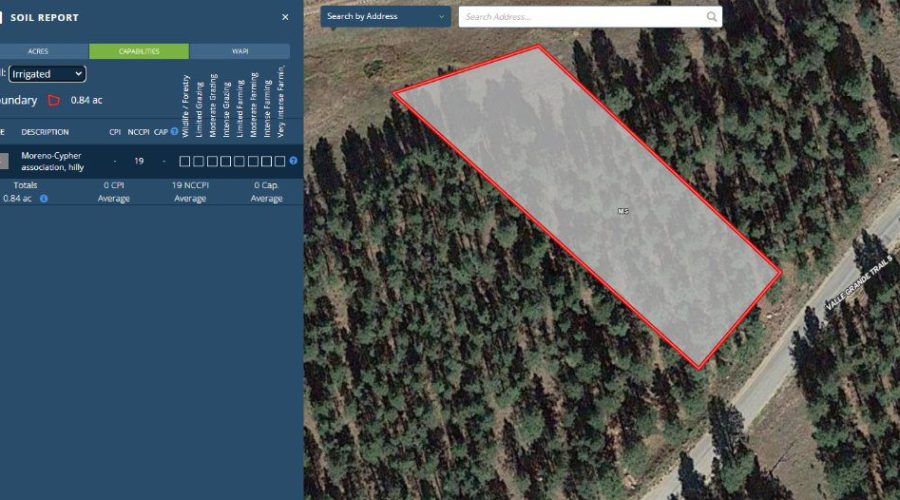 Mapright Soil Report_Irrigated for Meadowside Lot Near Angel Fire Ski 2