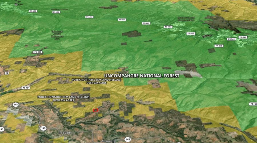 Photo Showing Public Land Nearby for Public Hunting Unlimited 40 Ac