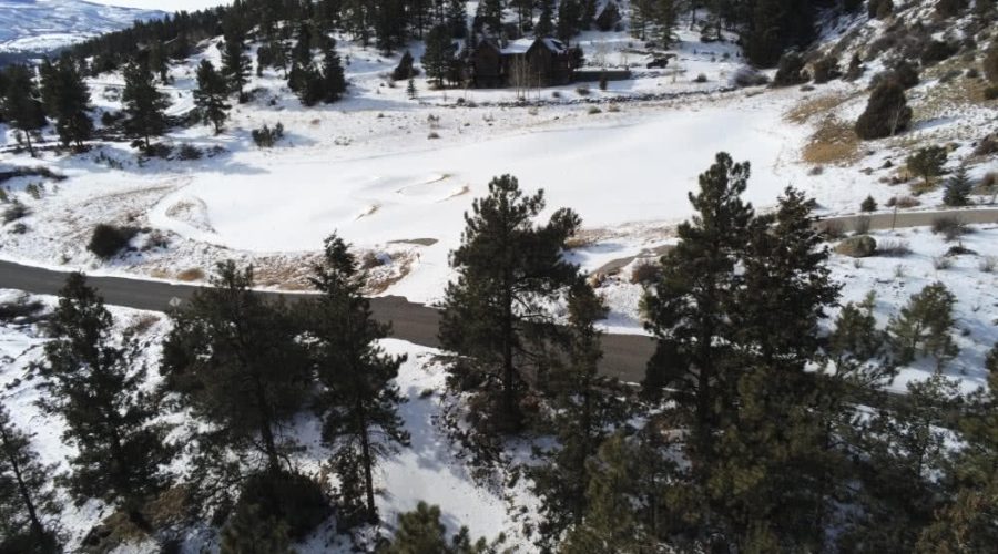 Aerial Photo Showing the Road Access for Lot 50, South Fork Ranches