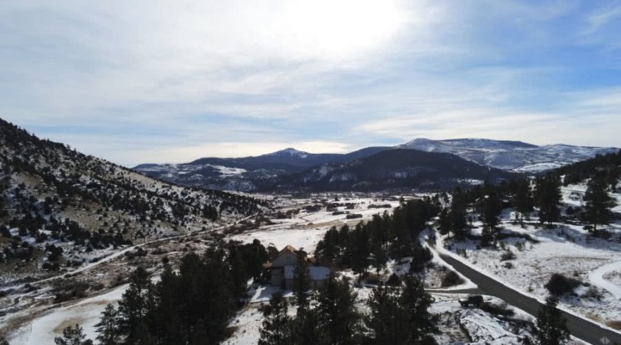 Aerial Photo Showing Mountain Views for Lot 50, South Fork Ranches 2