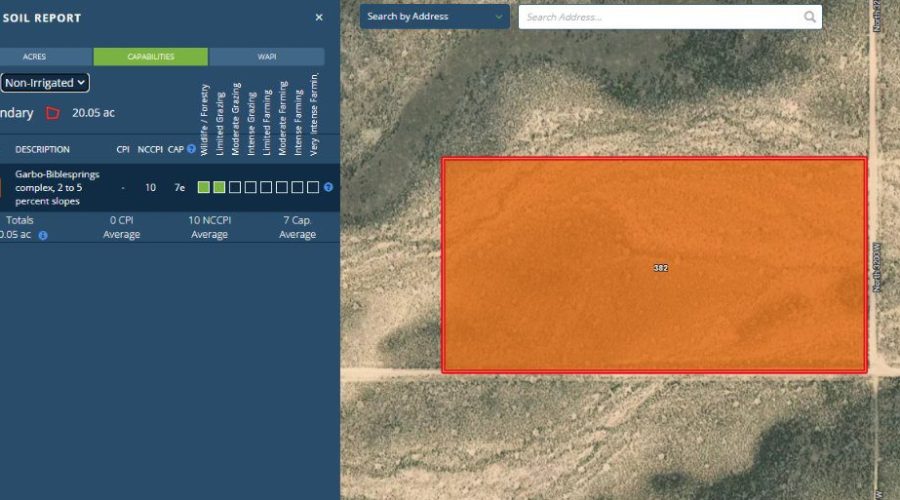 Mapright Map Soil Report Tract A-Non-Irrigated for A Peaceful Slice Of Utah