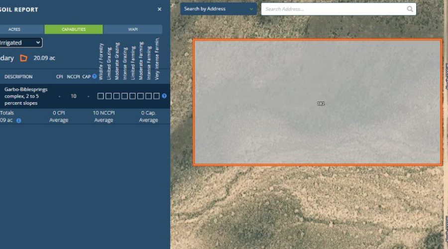 Soil Report Tract B-Irrigated