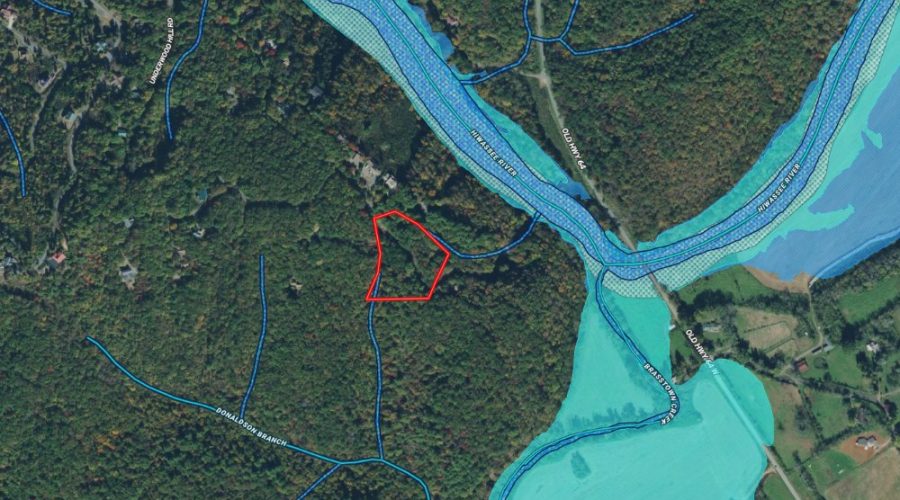 Mapright Wetland Map for Scenic Homesite By Hiwassee River