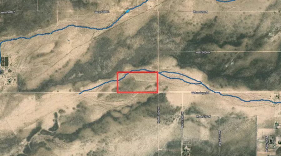 Mapright Map showing Wetlands for A Peaceful Slice Of Utah