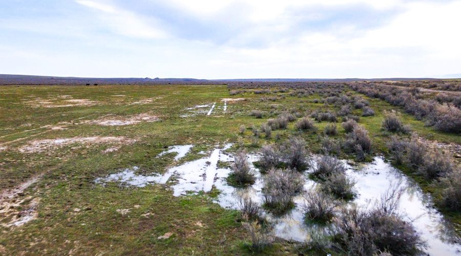 Aerial Photos Showing Easement 1 for LARGE 160 ACRE LOT IN NATRONA