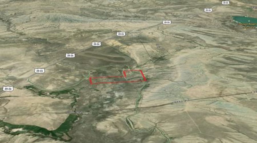 MapRight Map with Parcel Lines for LARGE 160 ACRE LOT IN NATRONA 3