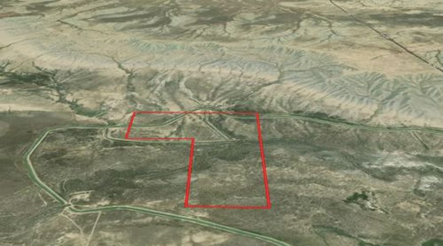 MapRight Map with Parcel Lines for LARGE 160 ACRE LOT IN NATRONA